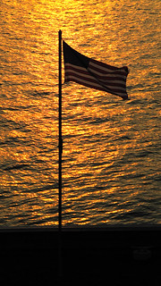 Sunset US Flag