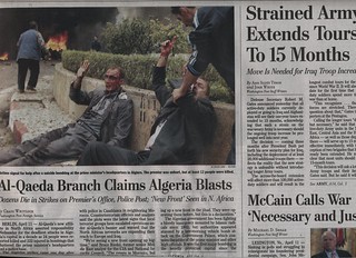Front Page Washington Post, April 12, 2007 | A tale of three\u2026 | Flickr