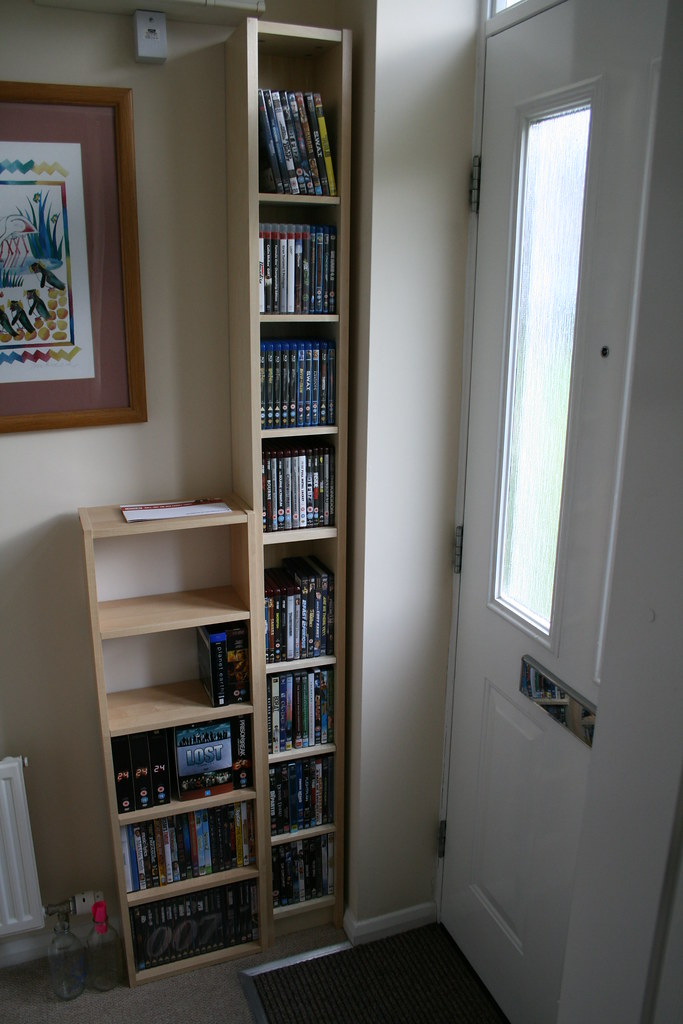 New Ikea Dvd Shelves The Unit On The Right Is New Got It Flickr
