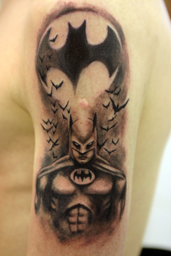 22 Gorgeous Batman Tattoos for A Batty Inspiration