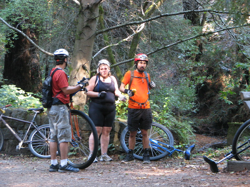The group taking a break in Canyon