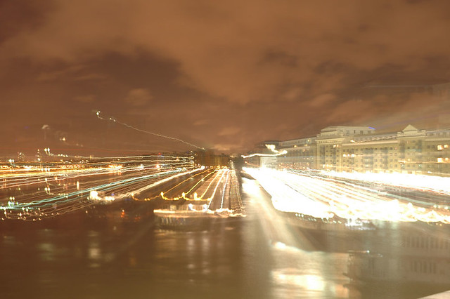 the thames at night (from tower bridge)