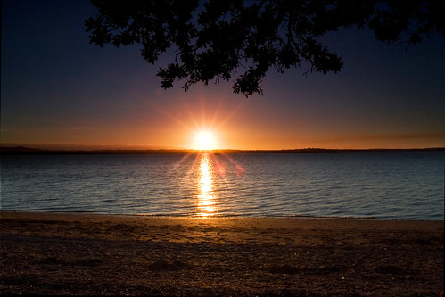 Beach Sunset by Chris Gin