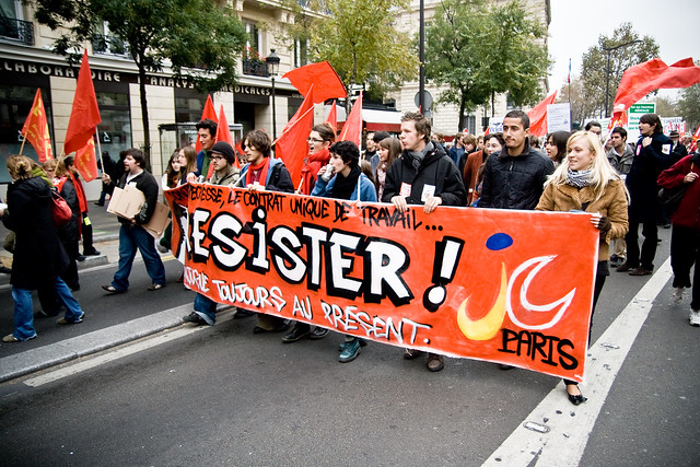 Demonstration - Parti Communiste Français (01) - 27Oct07, Paris (France)