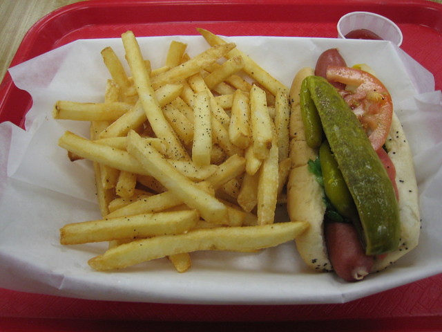 Chicago Hot Dog & Fries