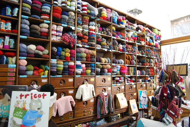 Paris, yarn store