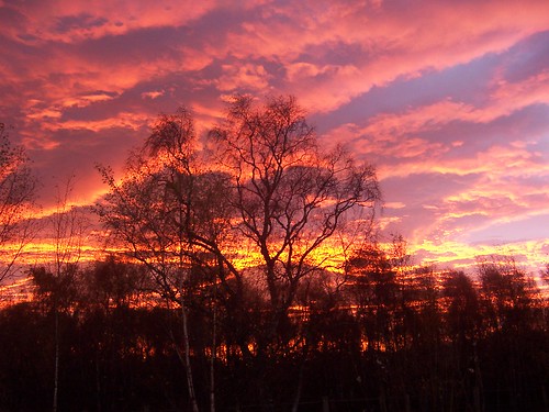 clouds sunrise scotland countryside highlands aviemore