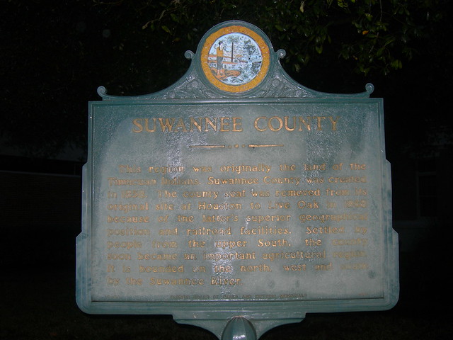 Suwannee County Historic Marker