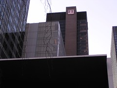 Seen from the MoMA courtyard