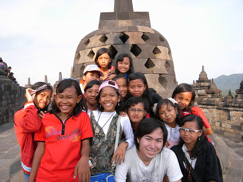 travel people indonesia java stupa borobudur yusheng