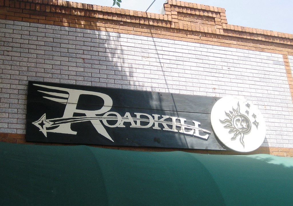 Roadkill Sign ROADKILL Sign | It's not a restaurant. it's a used clothing … | Flickr