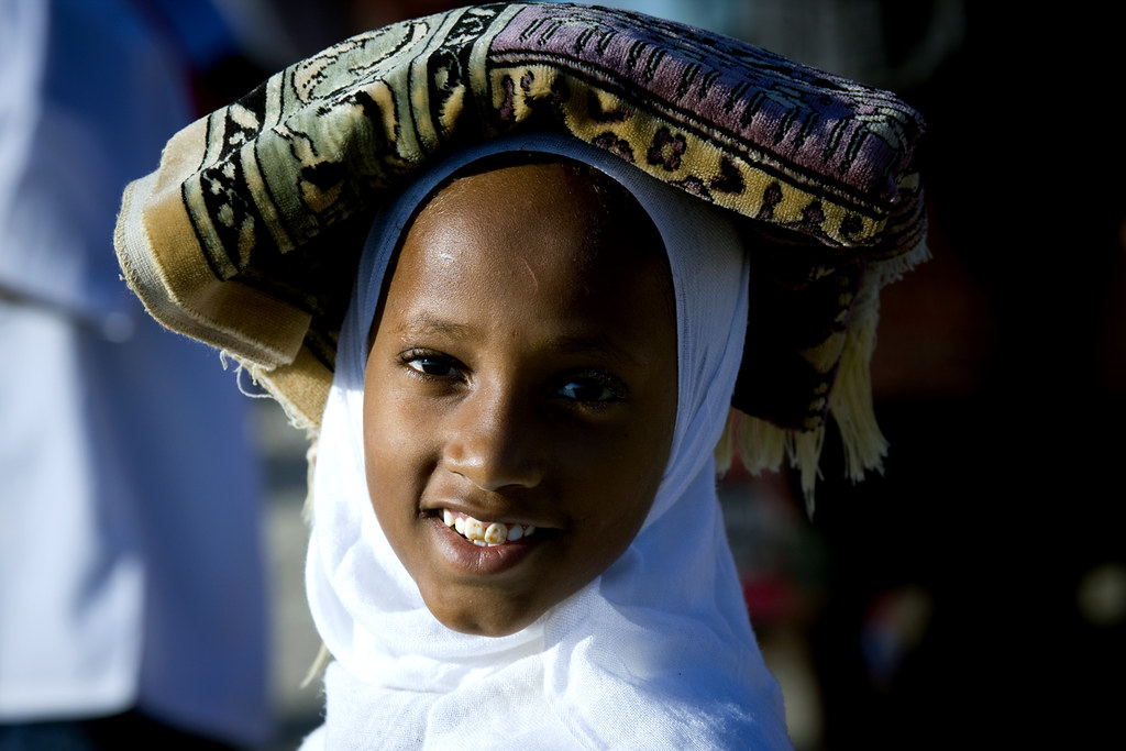 Veiled girl back from Eid, Assaita, Ethiopia | Assaita Ethio… | Flickr