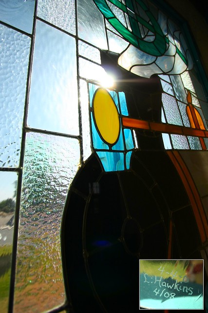 Locomotive Stained Glass