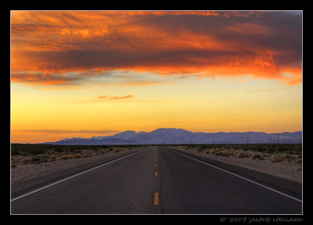 Lonely Nevada Sunrise