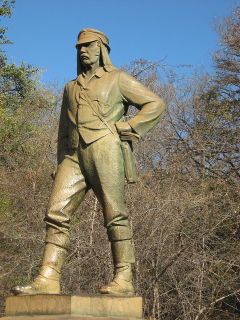 Livingstone statue, Victoria Falls, Zimbabwe