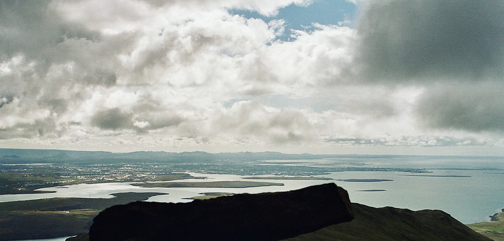 View of Reykjavík from Þverfellshorn