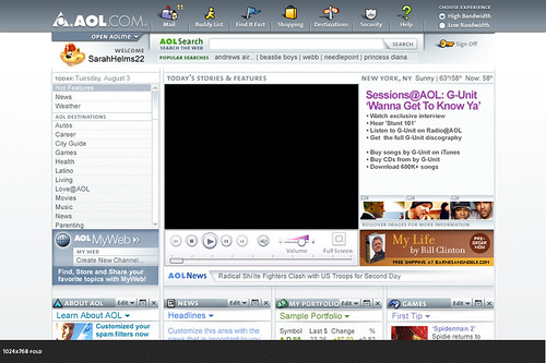 AOLme 06 of 25: myweb_welcome / 2004 / IconNicholson | by See-ming Lee (SML)