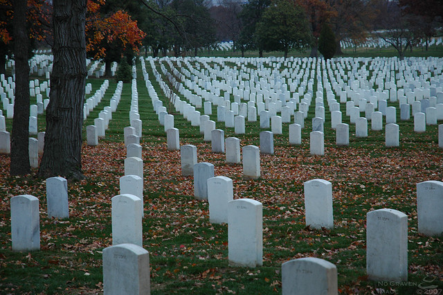 Arlington National Cemetery in late Autumn