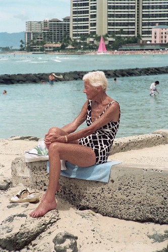 Waikiki Beach, 1989