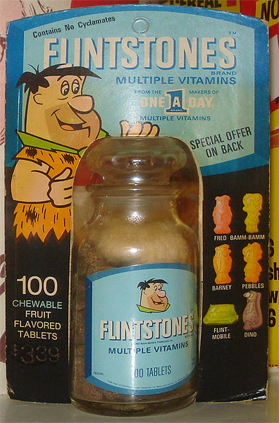 Flintstones vitamins.