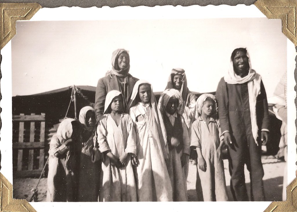 Bedouin in Kuwait...Arabian Gulf Region; about 1950   الكويت... البدو في منطقة الخليج العربي عن 1950