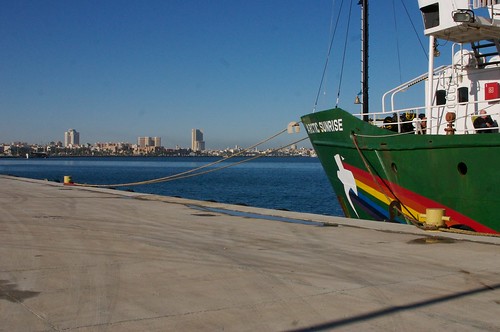 ocean our sea sunrise mediterranean ship greenpeace save arctic nave libya tripoli libia