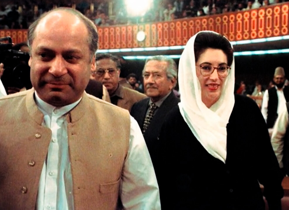 Nawaz Sharif and Benazir Bhutto in Parliament | Dr. Ghulam Nabi Kazi |  Flickr