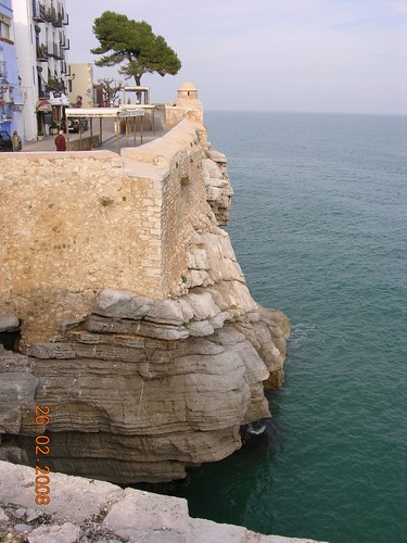 Cliff view at Peñiscola