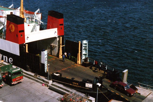 MV Iona at Port Askaig, 1988