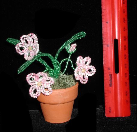 Miniature Pink Flowers | by beadercaren