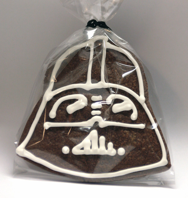 Chocolate Darth Vader Cookie