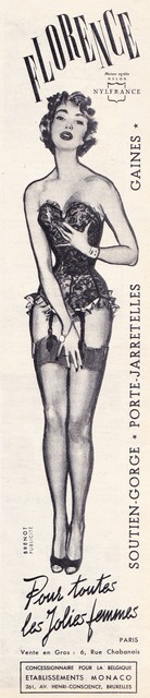 1956 - Florence stockings and girdle
