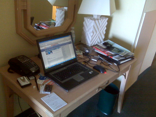 Hotel Room Blogging | by CrackBerry.com