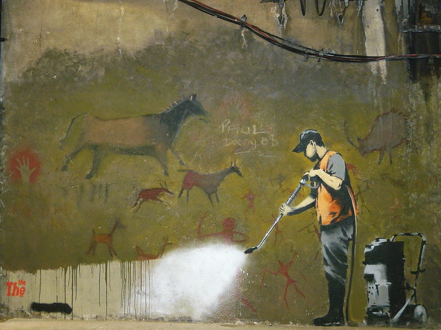 CNV00127  Artwork by Banksy