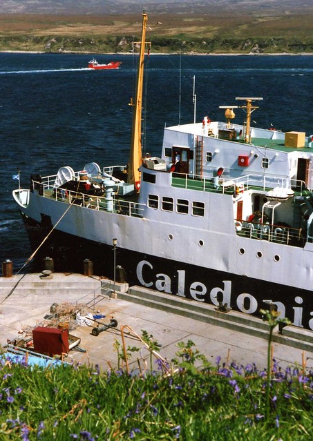 MV Iona at Port Askaig, 1988
