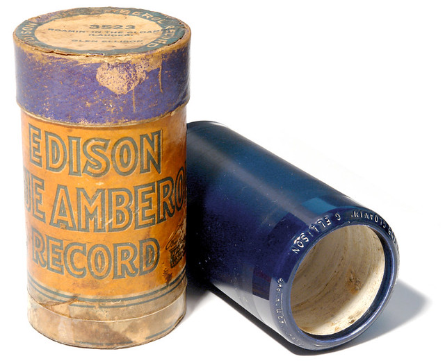 Edison Blue Amberol Phonograph Cylinder, 1918