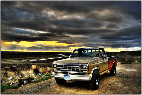 california ford abandoned clouds sunrise rust scenery f150 slideshow hdr ruraldecay fordtruck oilspill scenicoverlook hdrcars fordf150supreme fordf150custom