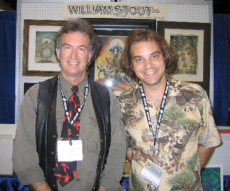 With William Stout, Comic-Con 2004
