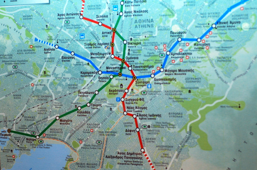 Athens Metro Map | Robert Wallace | Flickr
