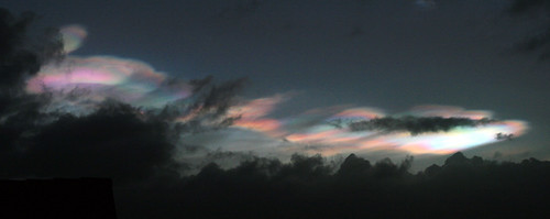 cloud colors norway sunrise stavanger interesting colours spectrum ozone parsons nacreous nacreousclouds polarstratosphericcloud