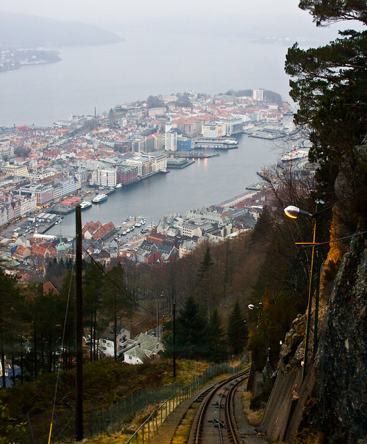 View from Fløibanen