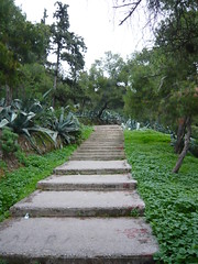 Stairs to mount Lycabettus / Стълби по пътя за хълма Ликабетос