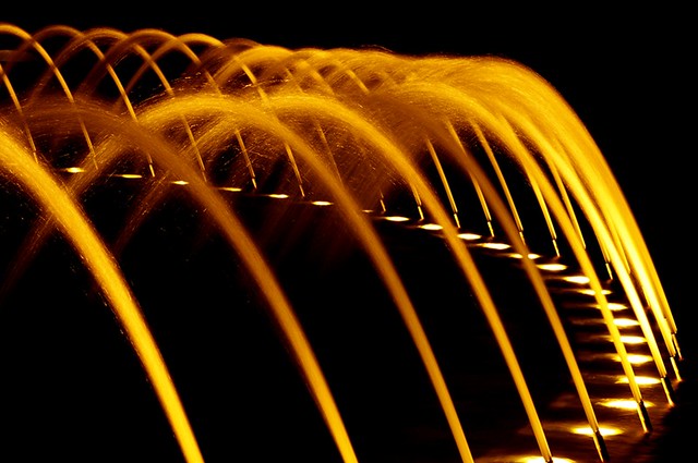 Fountains in darkness