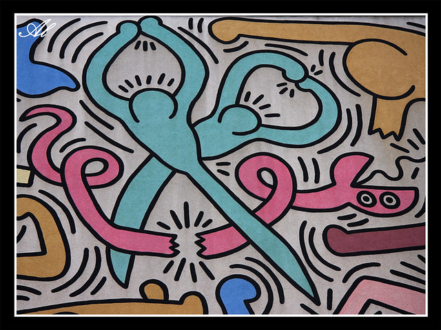 Keith Haring, particolare