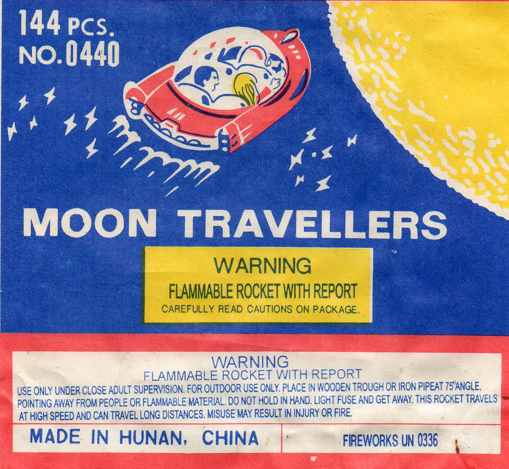 The moon travels