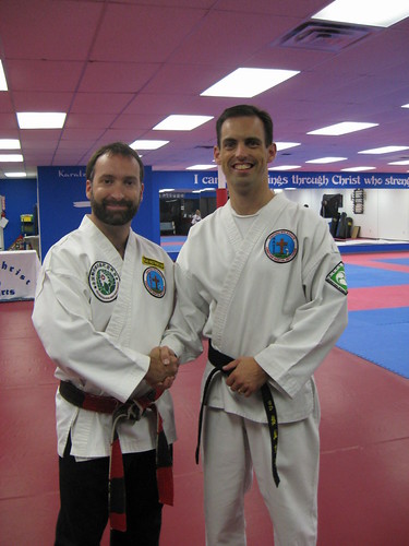 Receiving my Black Belt from C. Scott Gilbert, 7th Dan. | by The Stephen Casey Campaign