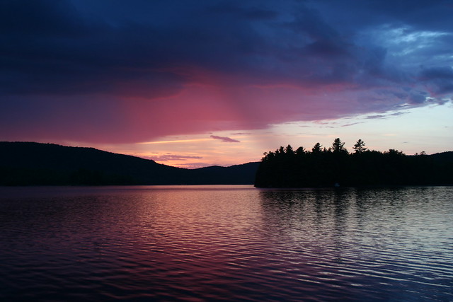 Pink Sunsets at the Lake