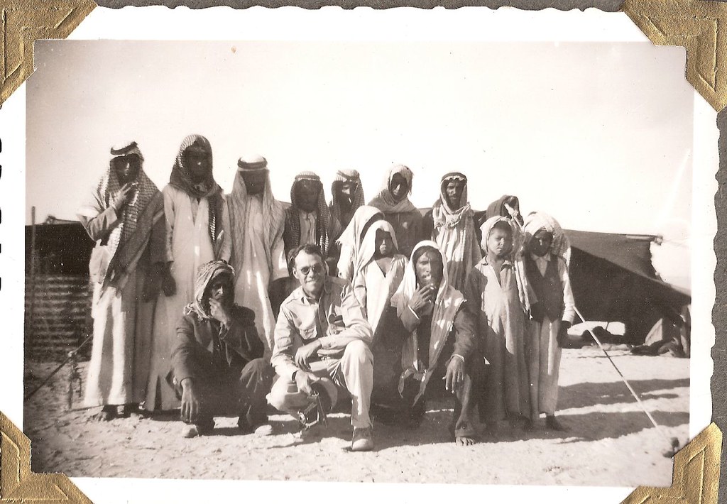 Bedouin (بدو) in Kuwait...Persian Gulf Region; about 1950