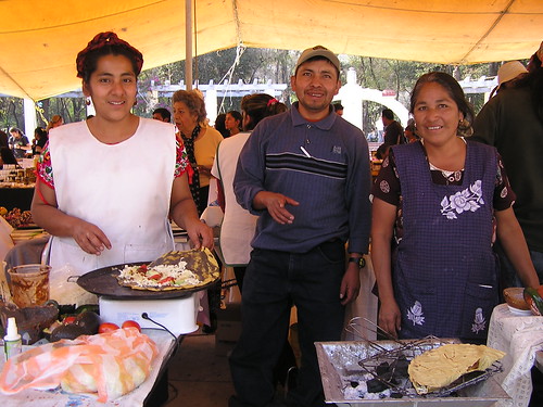 Olga, Oswaldo and Guadalupe at the Fair