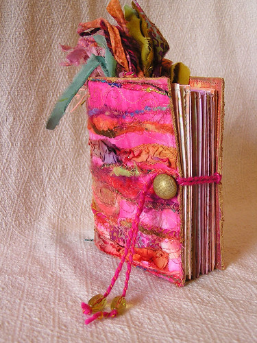 small quilted book of pockets with tags | molly jean henson | Flickr
